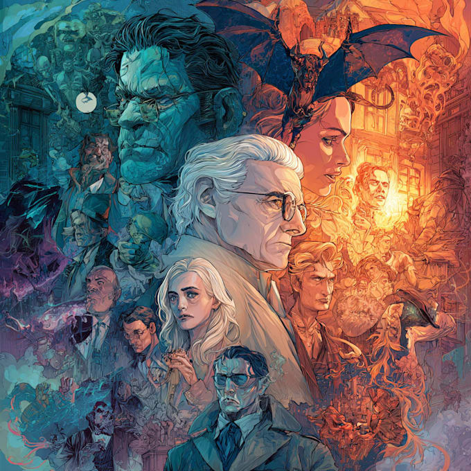 draw comic book illustration as a comic book illustrator