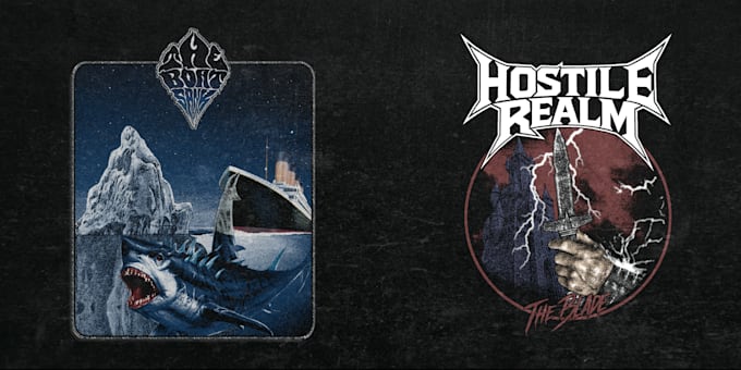 draw metal and hardcore artwork for your band or brand