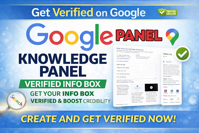 create a verified google knowledge panel for you or company