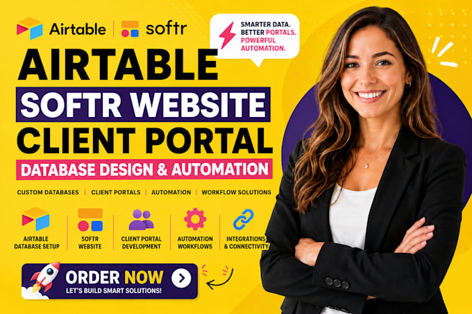 setup airtable database airtable automation airtable crm webapp expert softr