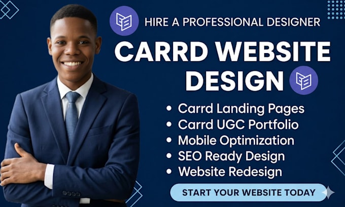 do carrd website, carrd landing page, redesign carrd website, carrd website