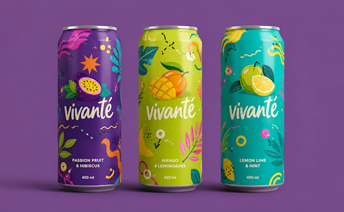 create hand drawn beer label, beverage packaging, bottle label design 3d mockup