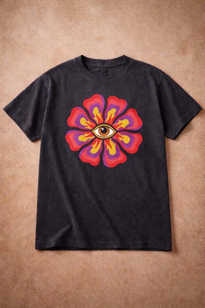 create a custom retro typography design for t shirts