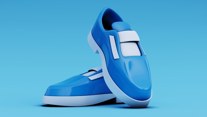 create 3d shoe modeling, shoe visualization animation