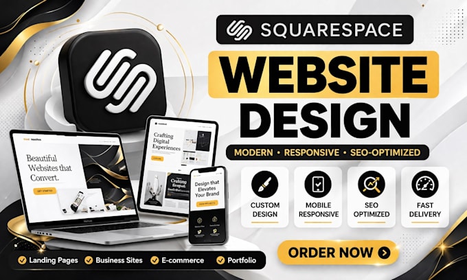 build squarespace website design and redesign squarespace website development