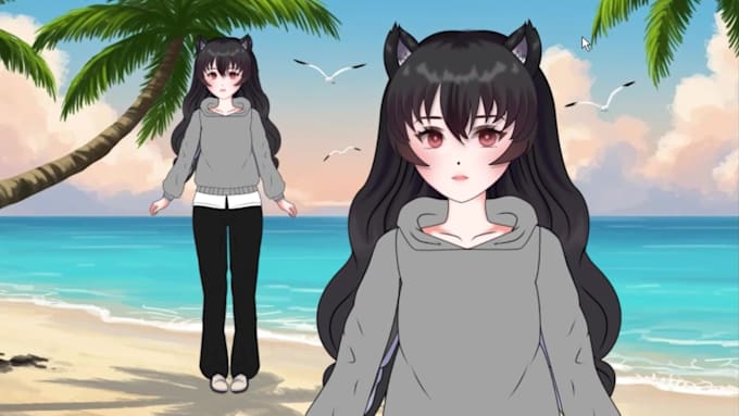 design and rig anime vtuber model, live2d rigging, vtuber commission