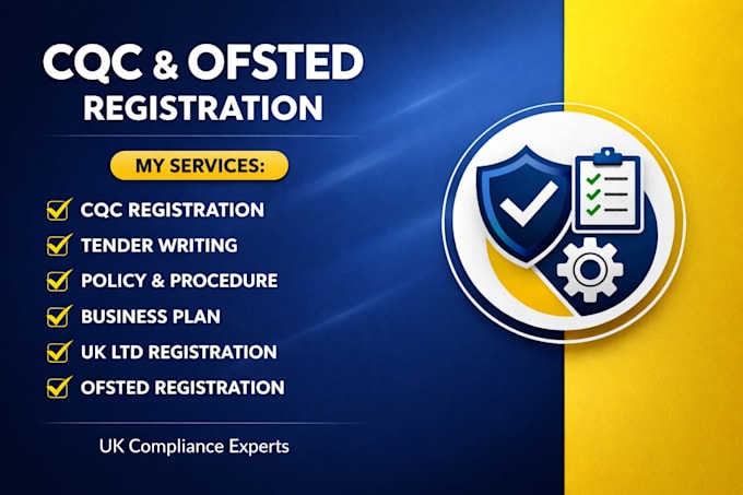 complete uk cqc registration prepare compliant policy and procedure for cqc