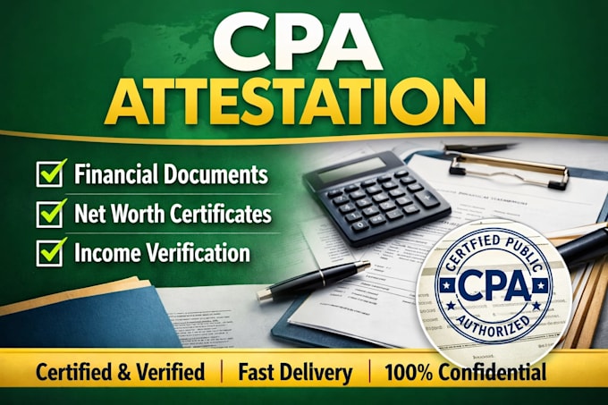 certify and attest financial statements as a licensed CPA