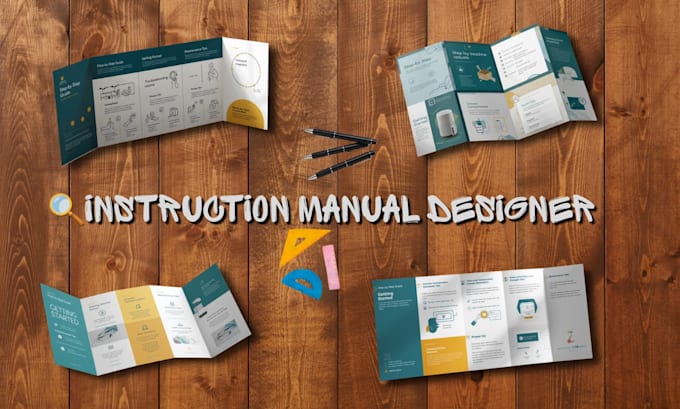 design instruction manual or user guide ebook formatting