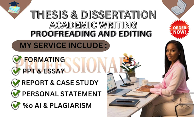 proofread, edit, format your master thesis, phd dissertation, research paper
