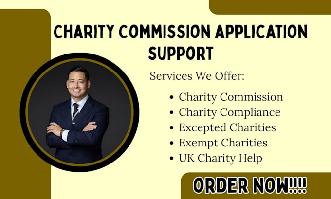 charity commission application support exempt excepted charities compliance help