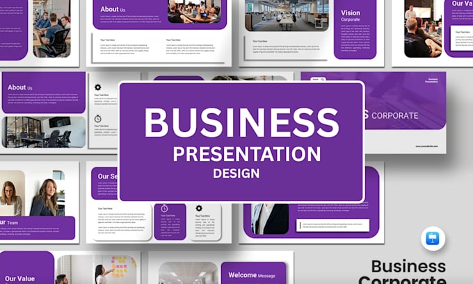 design business presentation, powerpoint redesign, master presentation template