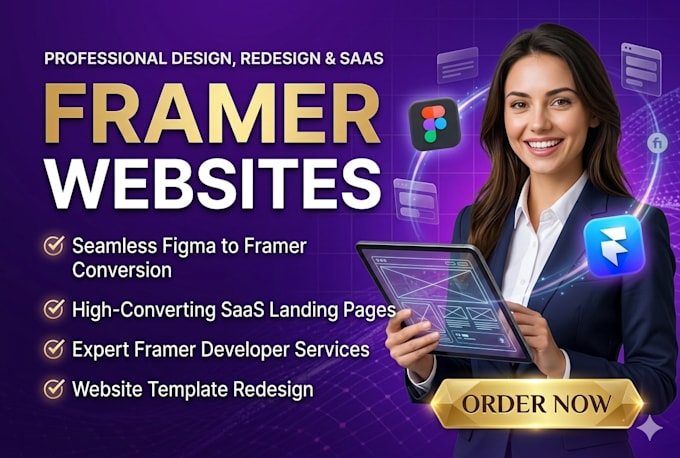design framer saas landingpage framer website developer expert template redesign
