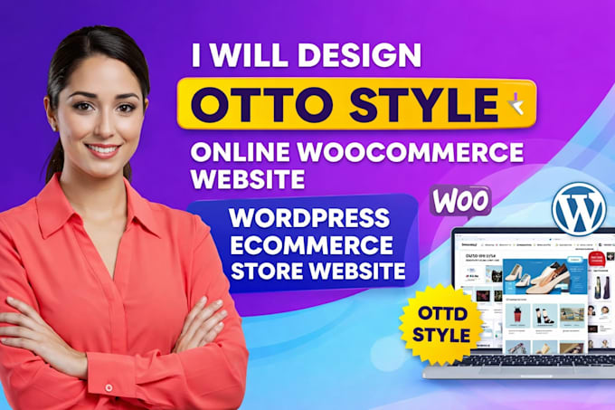 design otto style online woocommerce website wordpress ecommerce store website