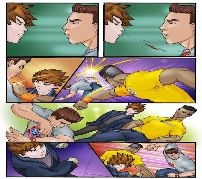 illustrate comic book art comic book artist