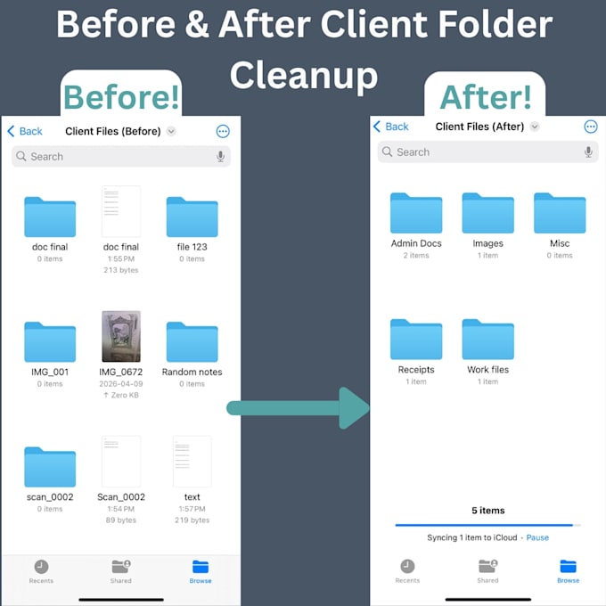 organize your files, folders, and digital workspace