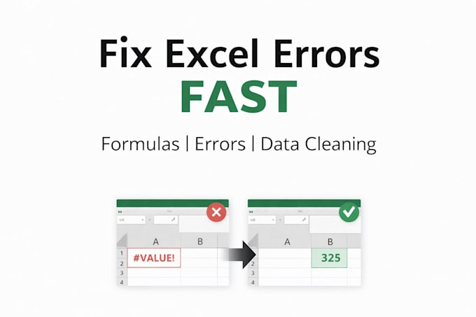 fix your excel formulas, errors and spreadsheets fast