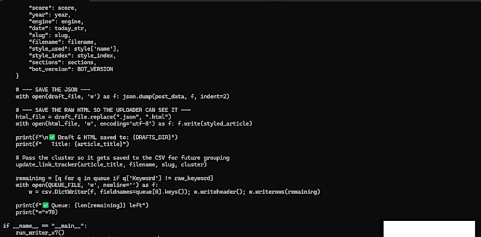 build a programmatic SEO engine for your site using python