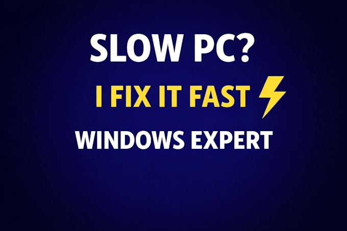 fix your slow windows PC and errors remotely fast