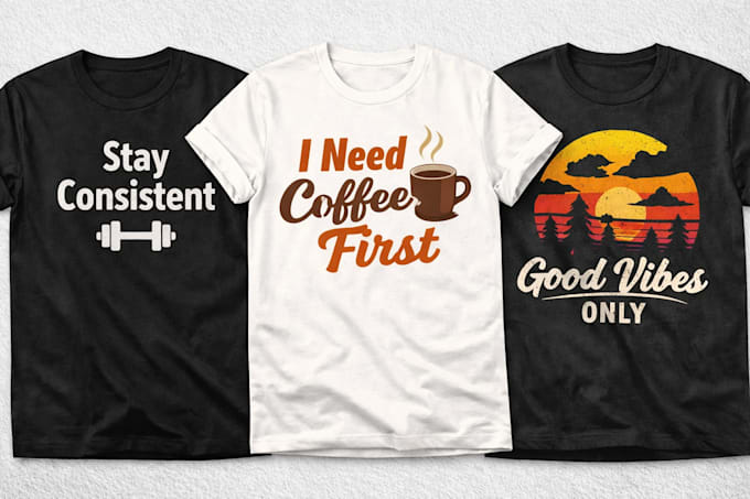 create trendy tshirt designs for print on demand