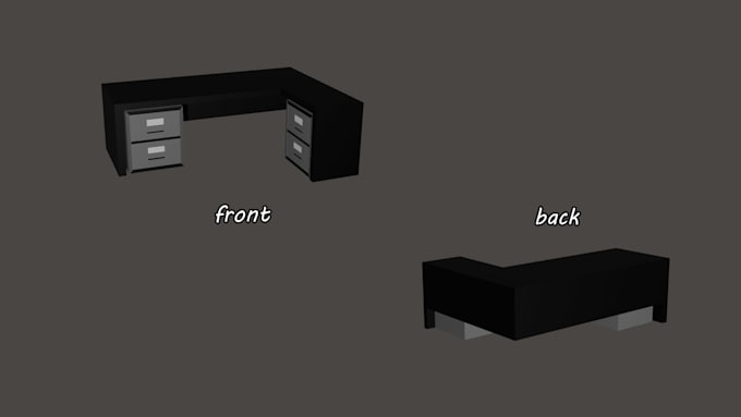 create roblox low poly assets, props and environment models