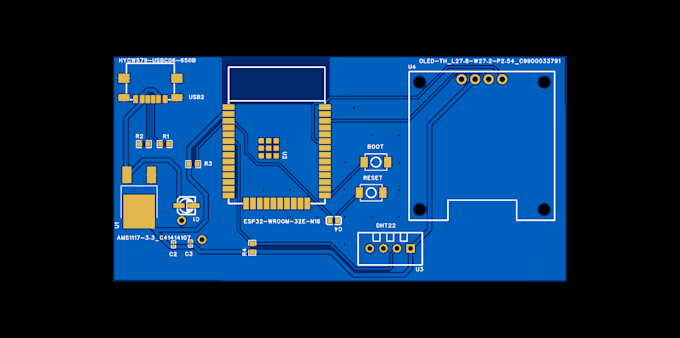 design professional pcb layout using easyeda