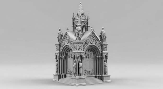 do 3d facade facade design architectural rendering 3d monument exterior design