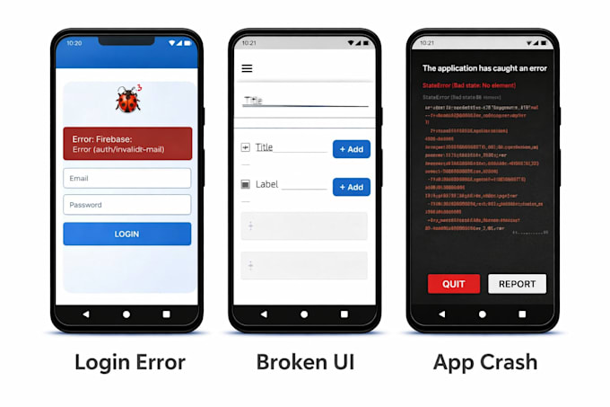 Fix your flutter app bugs and errors quickly by Johngift919 | Fiverr