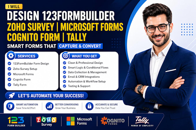 design 123formbuilder zoho survey microsoft forms cognito form tally integration