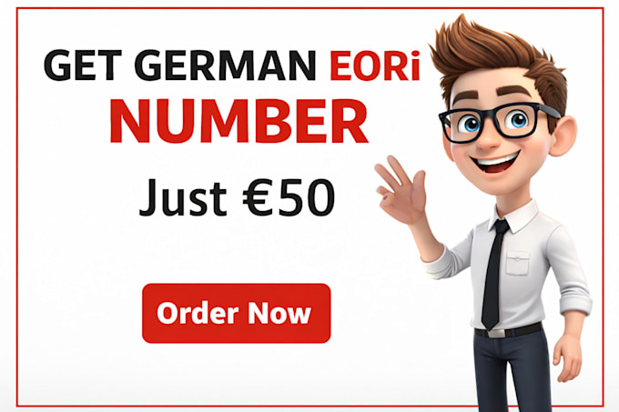 register a german eori number for import, export and customs clearance