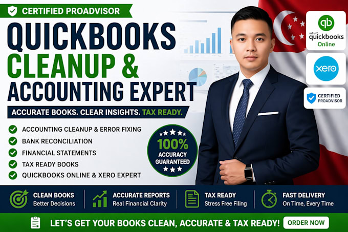 quickbooks proadvisor cleanup and fix accounting errors fast