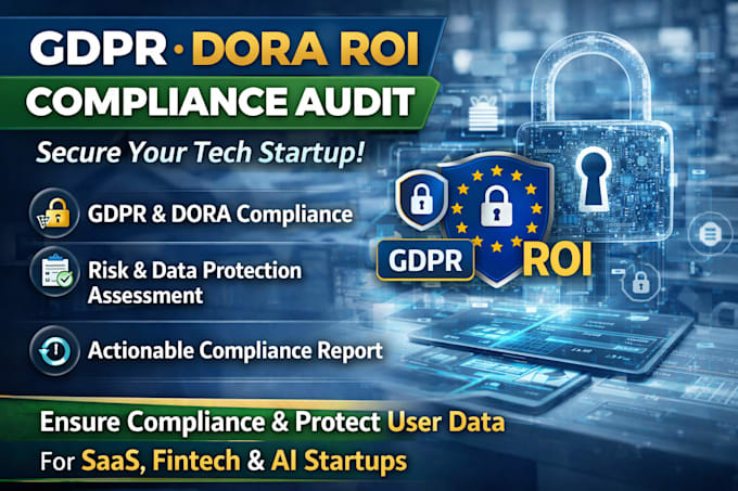 do dora ROI and gdpr compliance audit for your tech startup