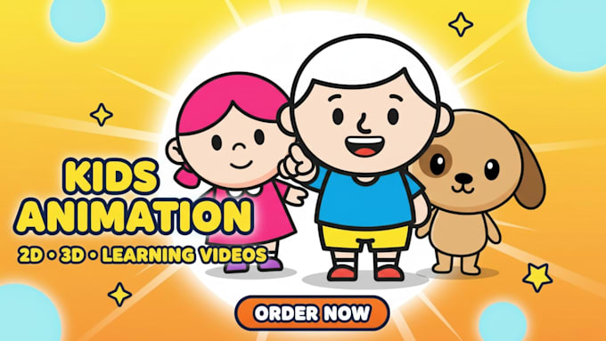 create viral educational kids learning video for youtube animation for kids
