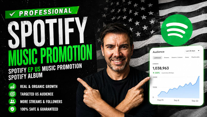 professional spotify music promotion spotify ep US music promotion spotify album