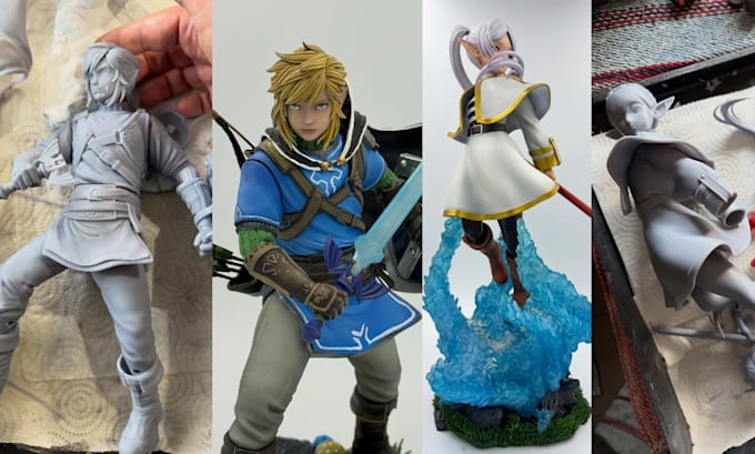 3d print and paint tabletop miniatures, custom 3d resin print