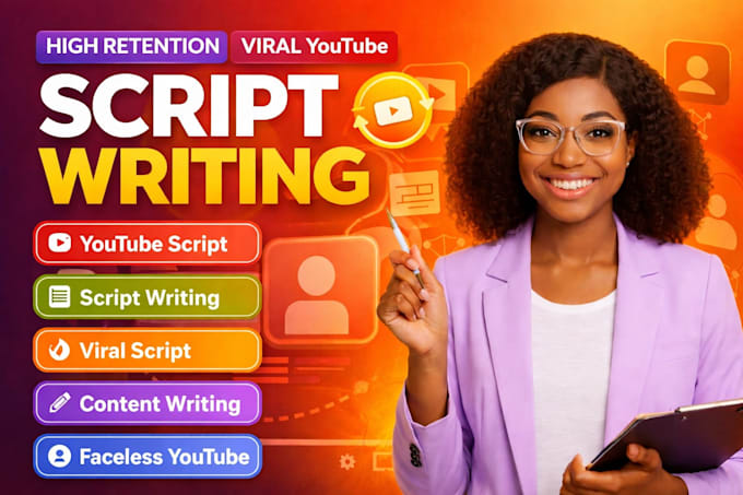 write engaing storytelling script for youtube automation