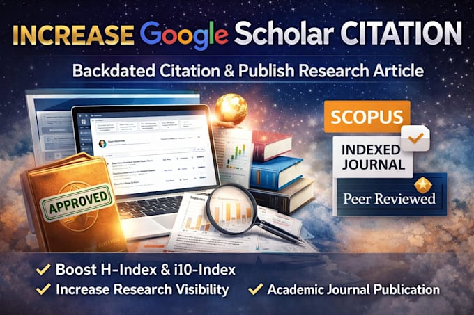 increase google scholar citation backdated citation and publish research article