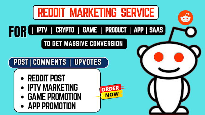 manage reddit seo post to boost ai app, ecommerce website, iptv, product link