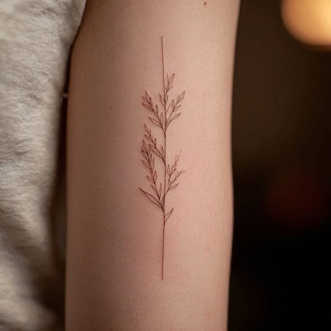 design a custom fine line minimal tattoo