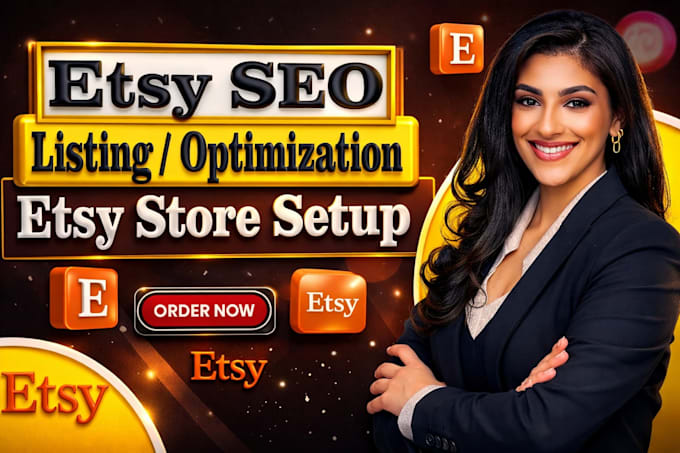 etsy seo listing, etsy store setup, and etsy listing optimization to boost sales