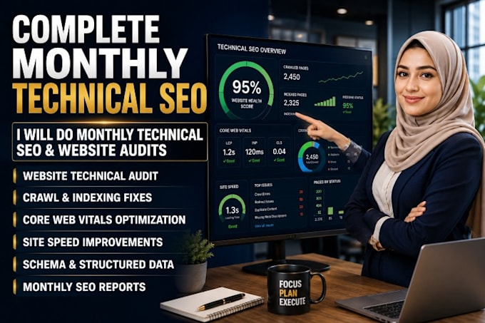 do monthly technical SEO and website audits