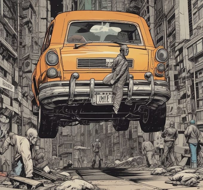 comic book illustration with comic book illustrator