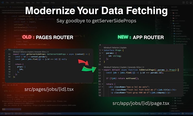 migrate nextjs website from pages router to app router
