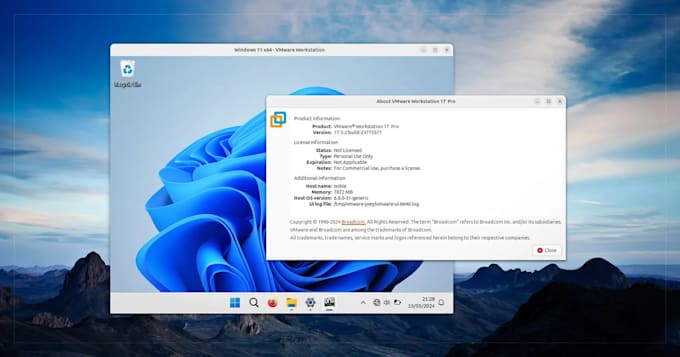 install and configure vmware or virtualbox with any os