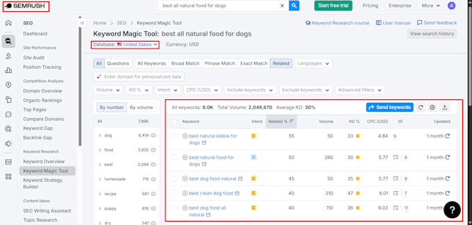 seo long tail keywords research for your website