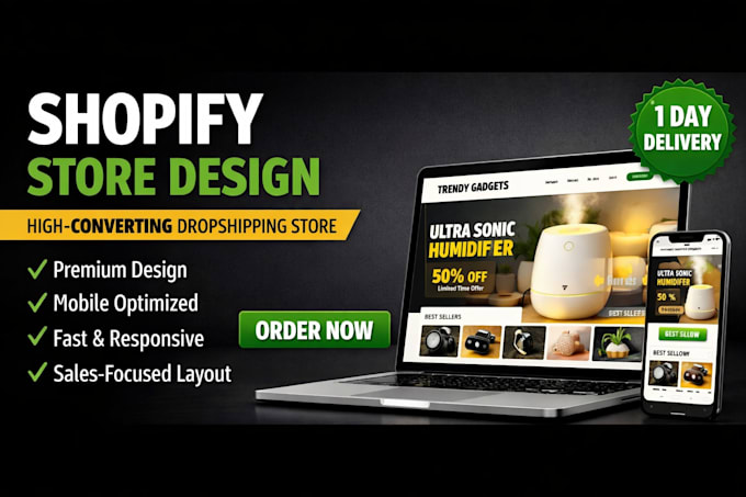 design zipify, shogun, gempages, shogun using shopify landing page