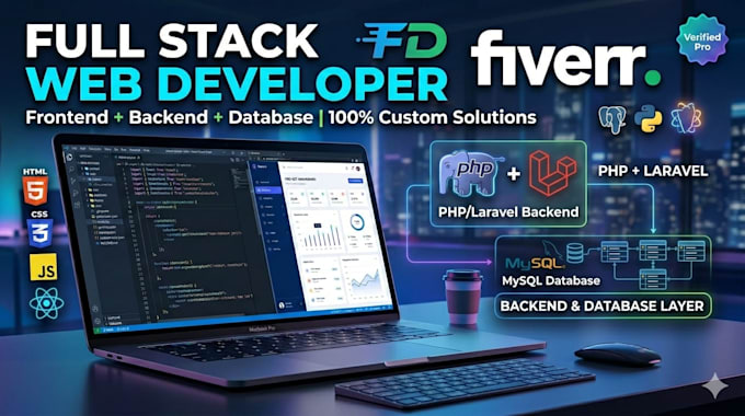 full stack website development service