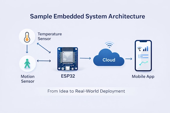 develop embedded systems, iot and firmware