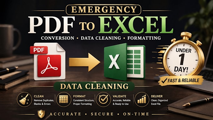 clean format excel data and create charts