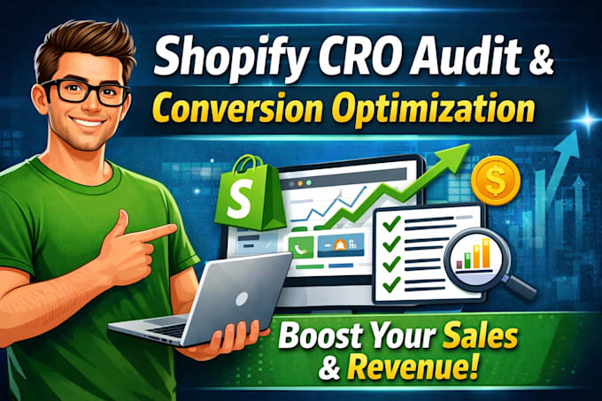 do shopify cro audit website review and conversion optimization to boost sales